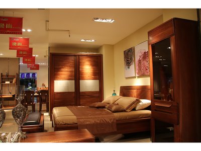 實木床&實木衣柜